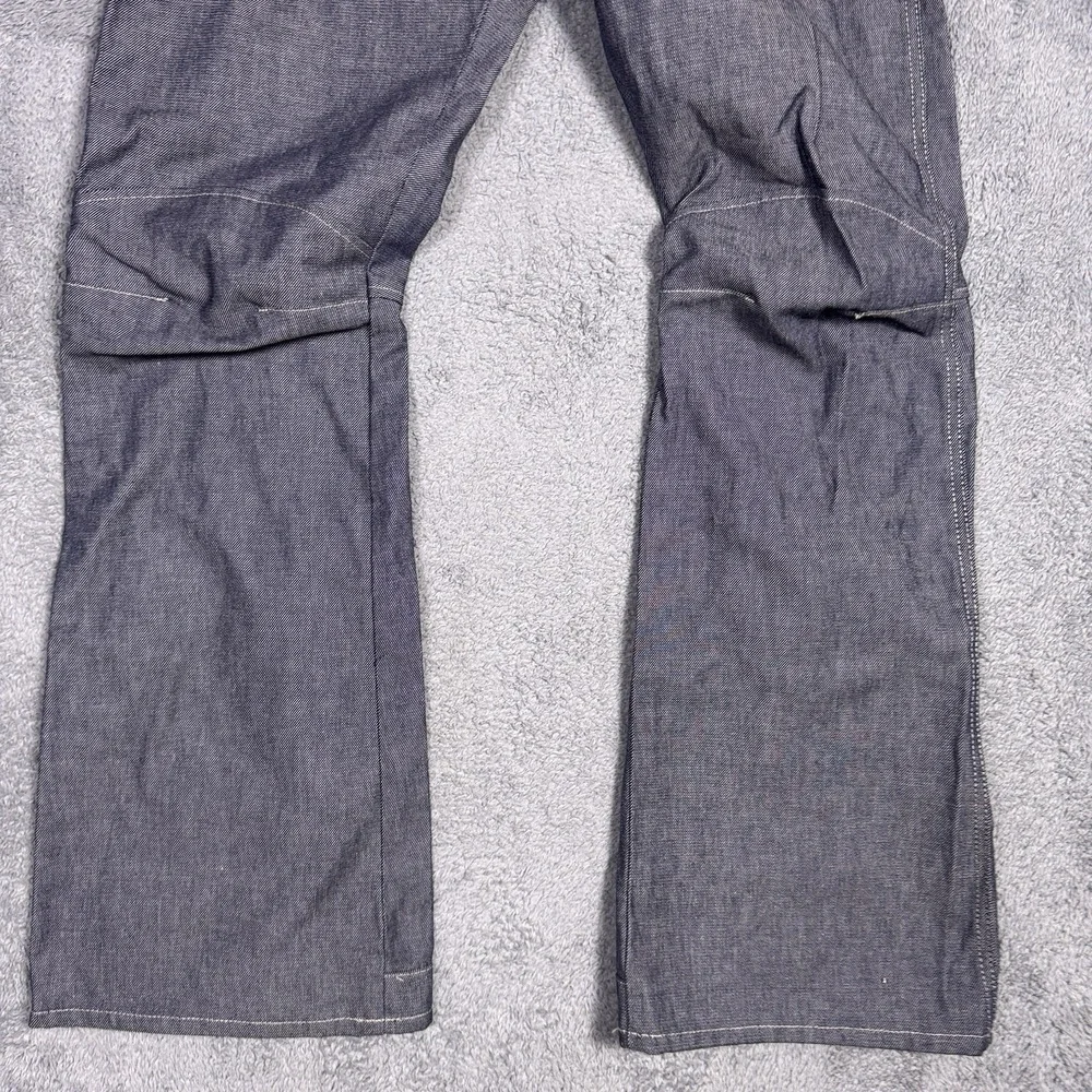 G Star Raw Jeans Mens 34x34 Comwood Bootcut Raw Denim Flap Pockets Baggy Skate